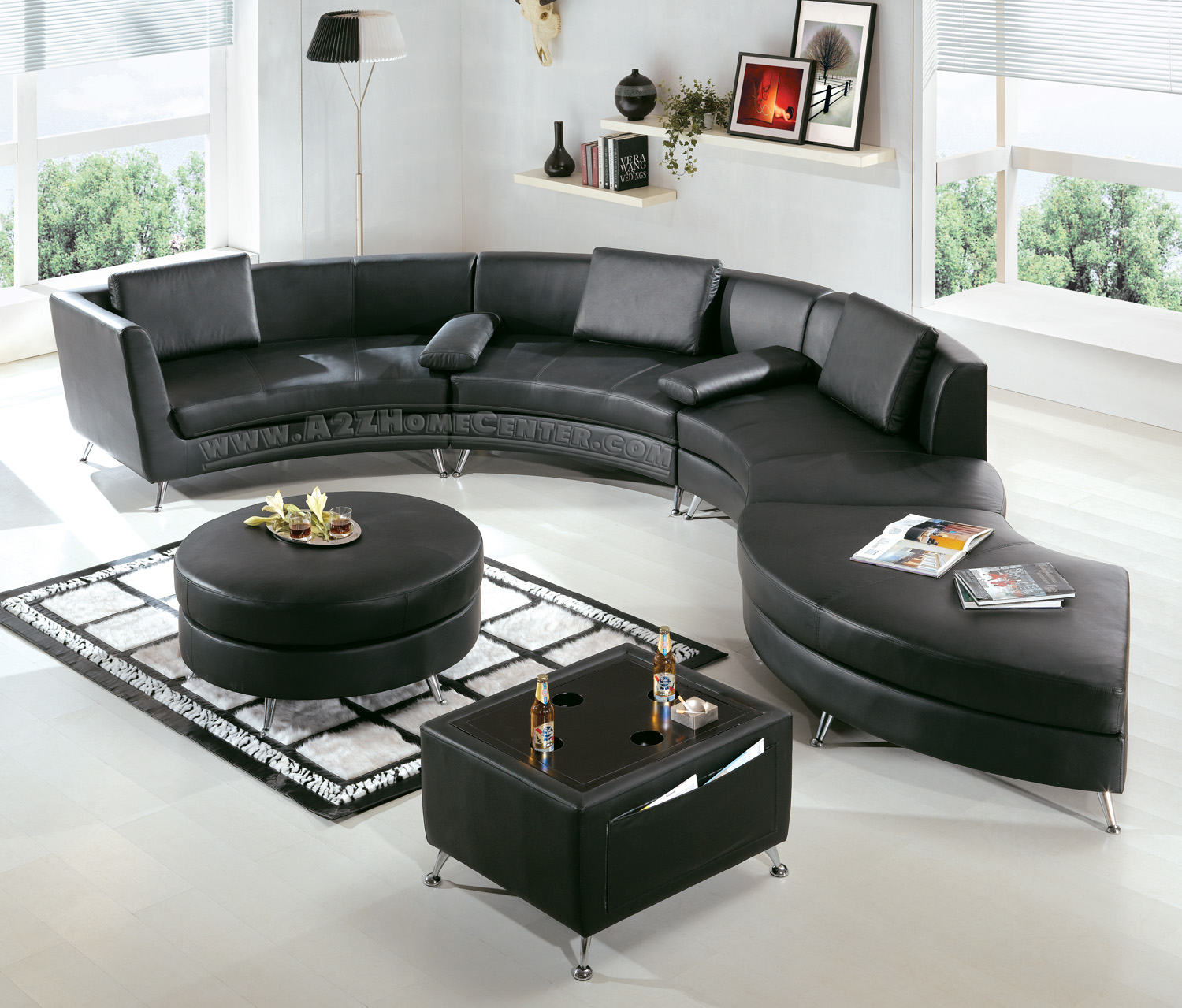 modern leather furniture on Modern Leather Sectional Furniture  April 13  2009